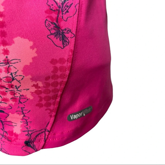 🛍️3/$40 The North Face Vaporwick Tank Top Pink Print Size Small - Picture 8 of 8